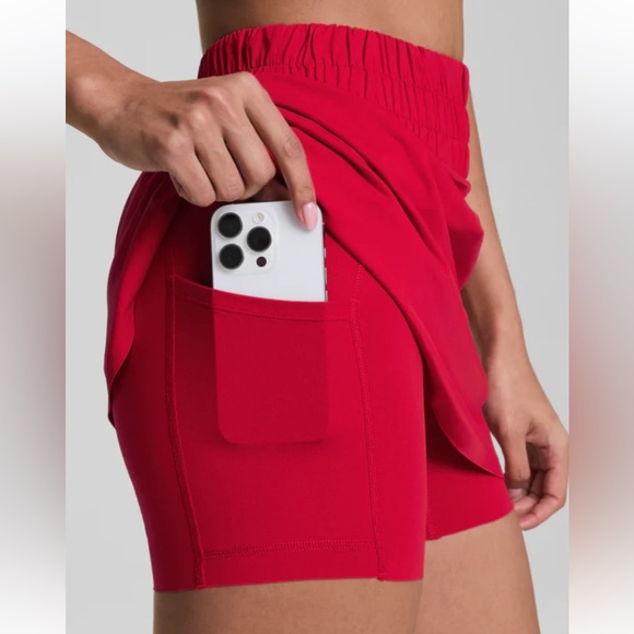 SPANXshape Activate Skort 14” Red Athletic Skort Size Medium - Picture 3 of 10